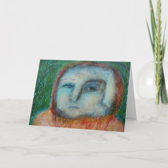 Detalle de la tarjeta de felicitación Sky de apert (Anverso)