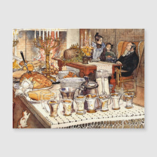 Detalle de la víspera de Navidades por Carl Larsso