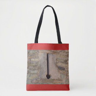 Detalle de las ranuras de la bolsa TOTE del castil
