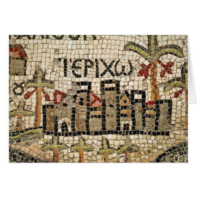 Detalle de un mapa de Jericó (Anverso (Horizontal))