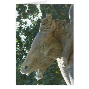 Detalle del caballo de la fuente de Kansas City