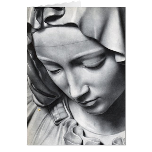 Detalle del Pieta de Miguel Ángel de la cara del (Frente)