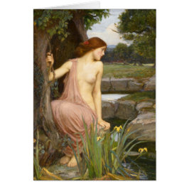 Detalle: Eco y Narciso de John Waterhouse