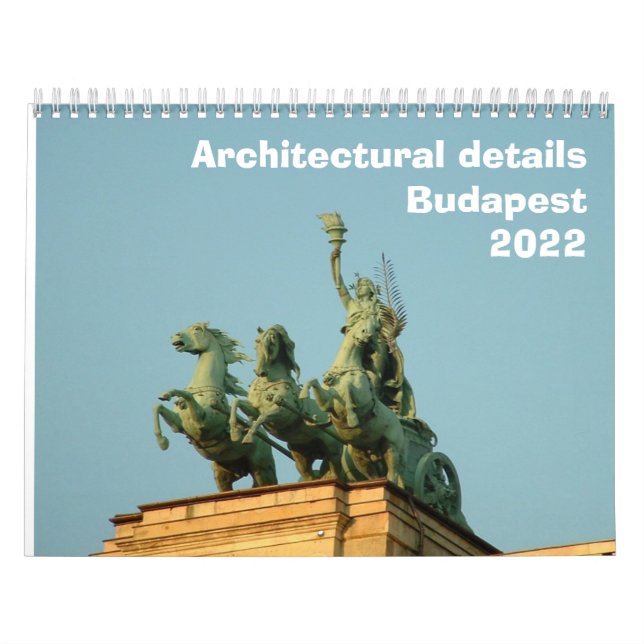 Detalles arquitectónicos - Budapest - Calendario 2 (Tapa)