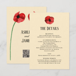 Detalles de Amapola Roja Información de Recepción