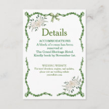 Detalles de Boda Botánicos Elegantes Esmeralda Ver