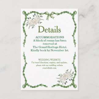 Detalles de Boda Botánicos Elegantes Esmeralda Ver
