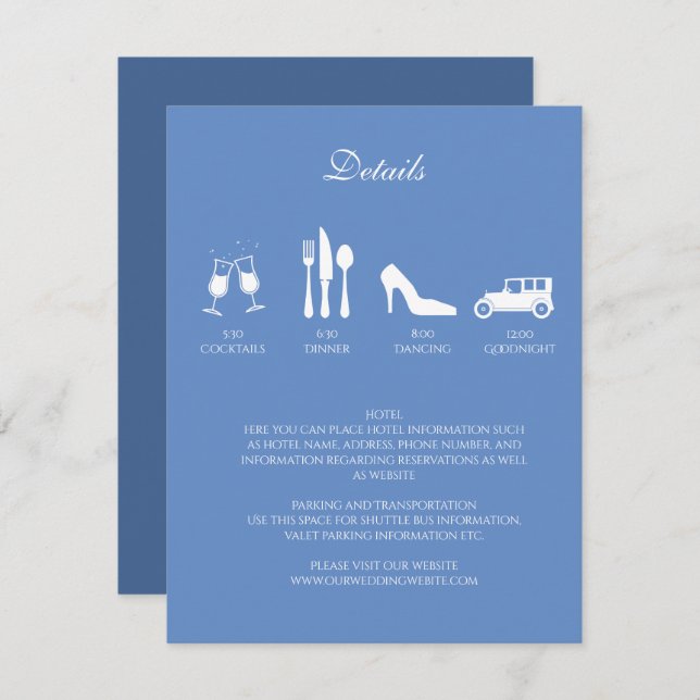 Detalles de Boda de Peonías Blancas Tarjeta de Inv (Anverso / Reverso)