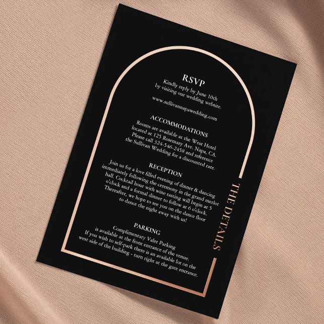 Detalles de Boda Elegantes Tarjeta de Sobre de Hoj (Subido por el creador)