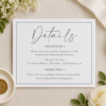 Detalles de Caligrafía para Boda con Letra Elegant