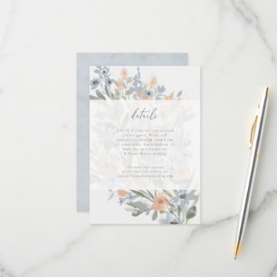 Detalles de Garden Flourish Tarjeta de RSVP Insert