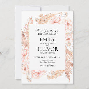 Detalles de la invitación a la boda Dreamy Cream E