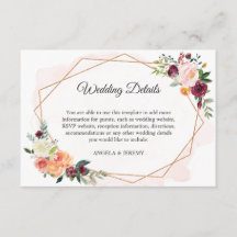 Detalles de la moderna recepción romántica de boda