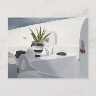 Detalles de la postal de Santorini