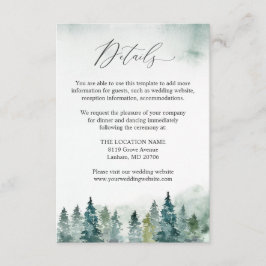Detalles de la recepción de Boda de Pinos Forestal