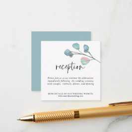Detalles de la recepción de bodas de eucalipto MIN