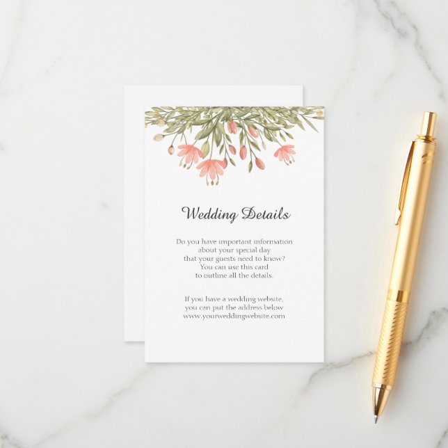 Detalles de la recepción de la boda acuarela Flora (Anverso/Reverso In Situ)