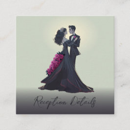 Detalles de la recepción de los amantes góticos de