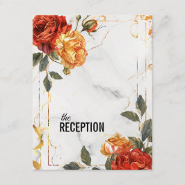 Detalles de la recepción Rosa Naranja de los sueño