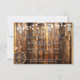 Detalles de la Rueda del Vagón Occidental Mason Ja