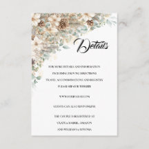 Detalles de la tarjeta de cierre verde y oro