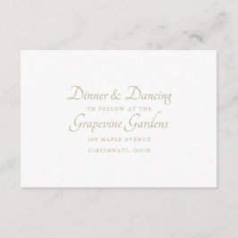 Detalles de Recepción con Letra Elegante