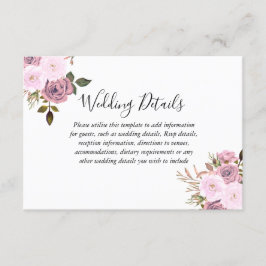 Detalles de recepción de boda elegante rosa y oro
