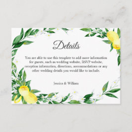 Detalles de recepción de bodas con flores de león