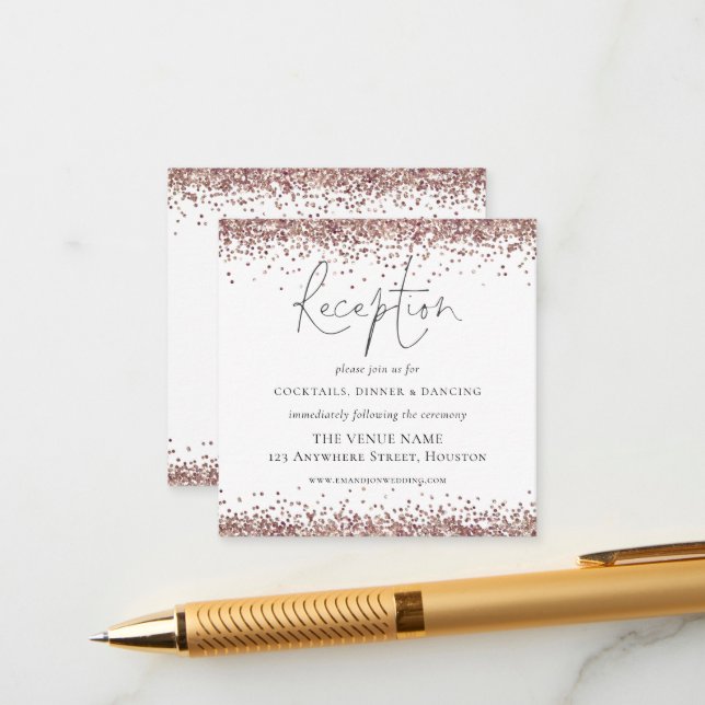 Detalles de recepción de Purpurina de oro Rosa MIN (Anverso/Reverso In Situ)