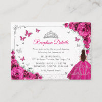 Detalles de Recepción de Quinceañera Rosa Fucsia P