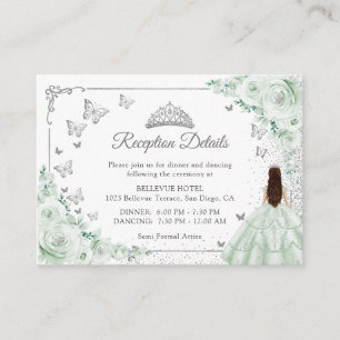 Detalles de Recepción de Quinceañera Verde Salvia 