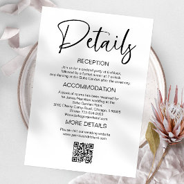 Detalles de Tarjeta de Invitación de Boda con Sobr