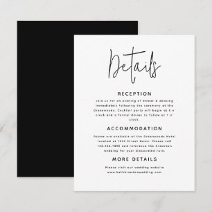Detalles del Boda de caligrafía de escritura elega