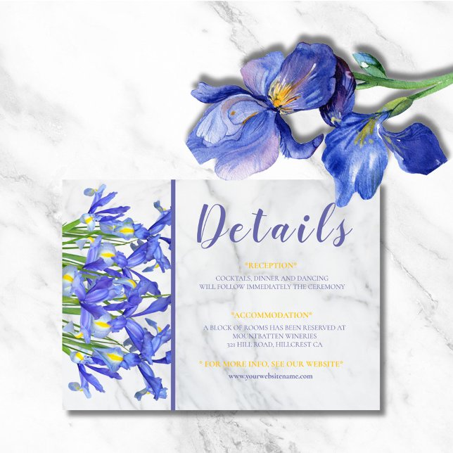 Detalles del Boda de imágenes Iris de Marble Azul  (Subido por el creador)