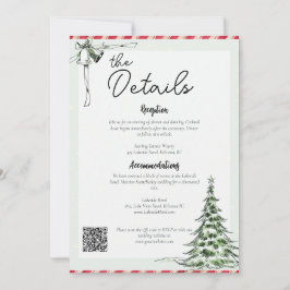 Detalles del Boda de navidades con tarjeta de códi