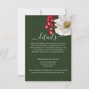 Detalles del Boda minimalista Verde y Floral de Be
