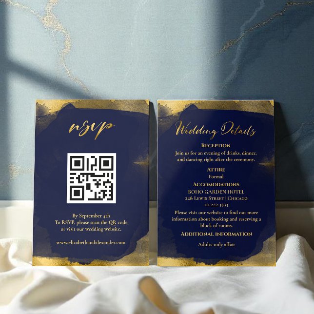Detalles del boda | RSVP | Tarjeta de inclusión de (Subido por el creador)