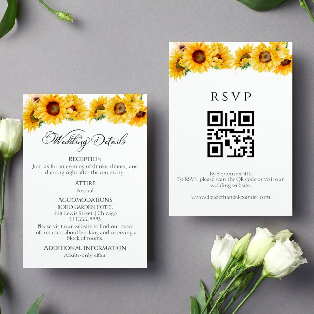 Detalles del boda | RSVP | Tarjeta de inclusión de (Subido por el creador)