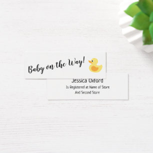 Detalles del Registro de Regalos con Tarjetas de i