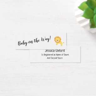 Detalles del Registro de Regalos con Tarjetas de M