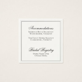 Detalles elegantes de Boda blanco y negro