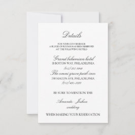 detalles tarjeta invitación de boda paquete