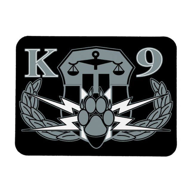 Detección de explosivos K-9 Imán de insignia (Horizontal)