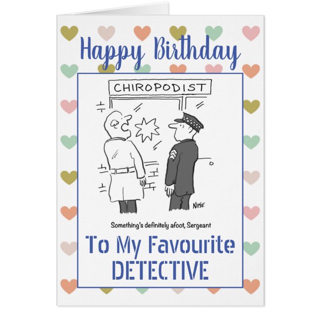 Detective de cumpleaños feliz (Frente)