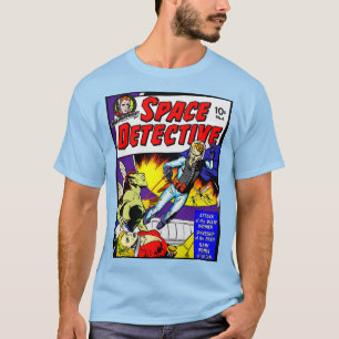 Detective espacial comenta camiseta
