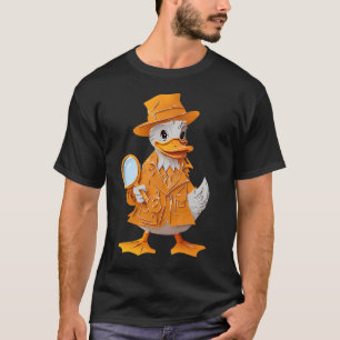 Detective papercut en camiseta del Naranja