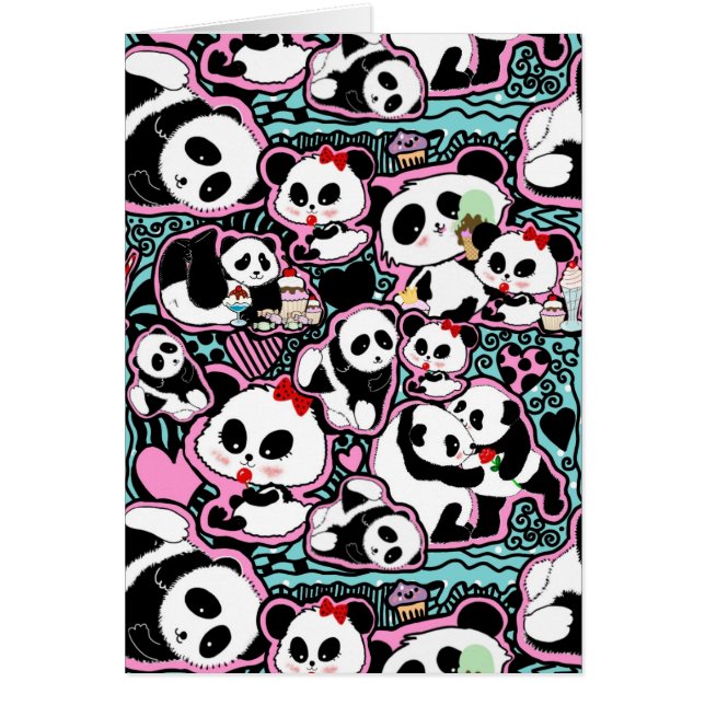 ¡Detén El Panda! Panda Doodles (Frente)