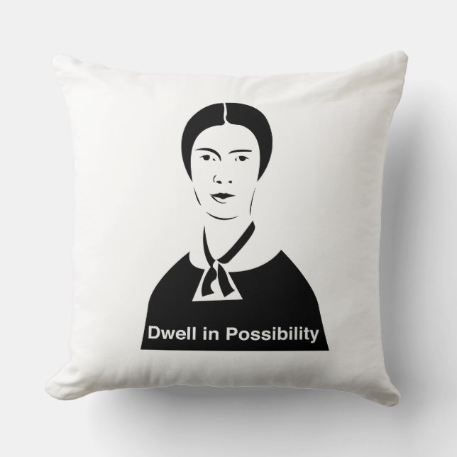 Detención de Emily Dickinson en almohada de la (Anverso)