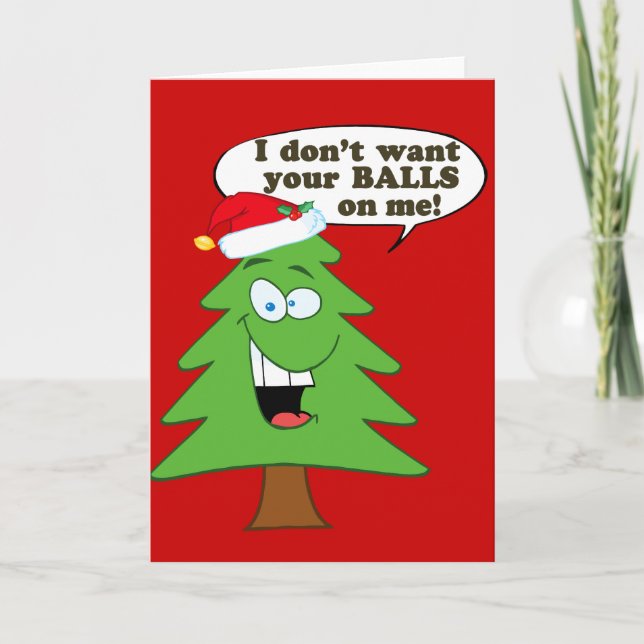 Detener El Abuso De Árboles De Navidad (Anverso)