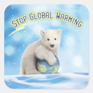 Detener el calentamiento global de los Pegatinas d